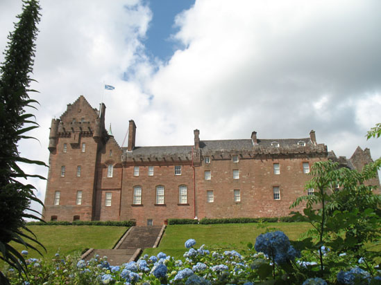 Picture of   Brodick Castle from the Gardens is shown on this page.