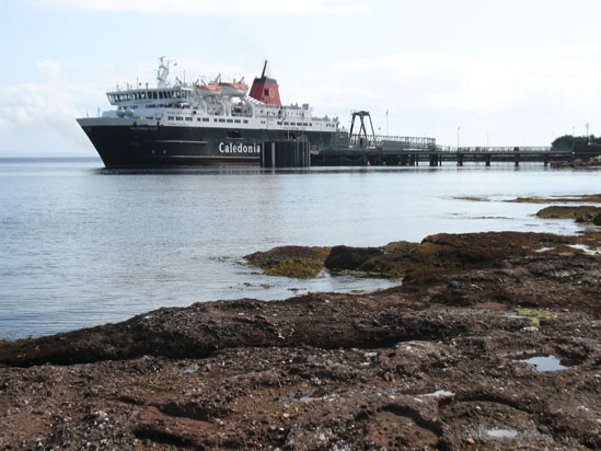Picture of   Caledonian Isles Ship leaving Brodick Pier is shown on this page.