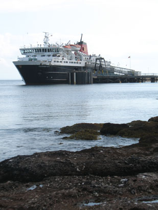 Picture of   Caledonian Isles Ship leaving Brodick Pier is shown on this page.