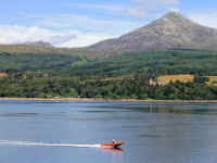 Goatfell, Brodick Castle & speedboat