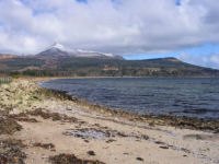 Goatfell from Brodick beach 