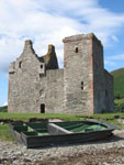 The two small boats near Lochranza castle