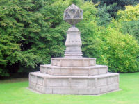 Holyrood Abbey Gardens in Edinburgh, Scotland