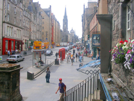 View from John Knox House Museum, Edinburgh