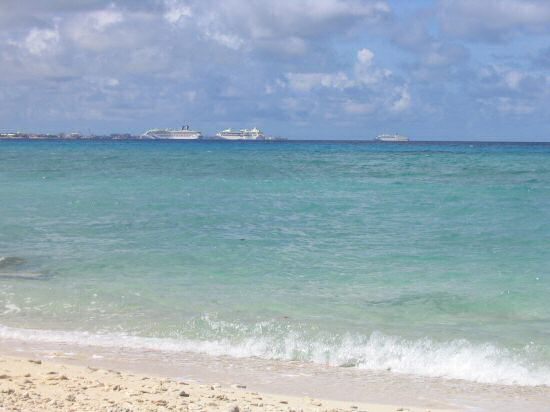 A picture of Cruise Ships at George Town, Grand Cayman.