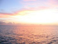 Sunset in The Cayman Islands