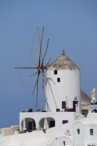   Windmill Against Sky