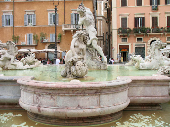 Piazza Navona Fontana di Nettuno, Rome