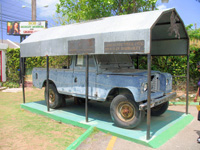 Landrover at The Bob Marley Museum, Kingston Jamaica