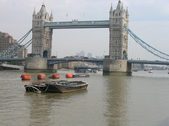 A picture of Tower Bridge from the South Side of the Thames.