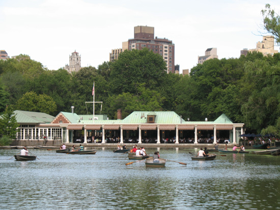 A View of Loeb Boathouse, Central Park, New York, USA is shown on this page.