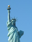The top of The Statue of Liberty, New York, USA