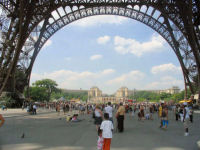 under eiffel tower