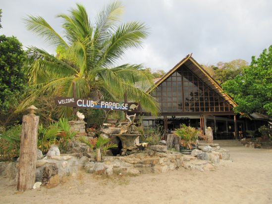 club paradise coron philippines resort entrance picture