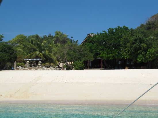 club paradise coron philippines resort entrance picture