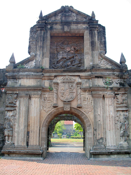 Picture of The Gateway of Fort Santiago, Manila, The Philippines is shown on this page