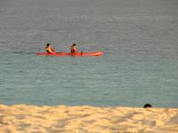 Couple In Canoe  Picture