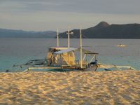 Transport Boat Sunset  Picture