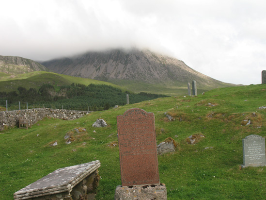 bla bheinn kilchrist church isle of skye picture