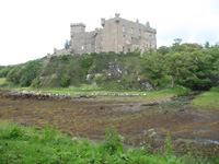 from south west dunvagan castle scotland picture