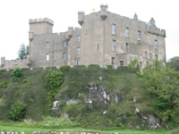 from south west dunvagan castle scotland picture
