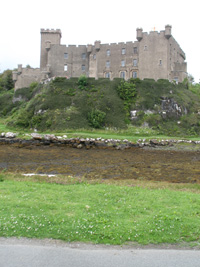 from west dunvagan castle scotland picture