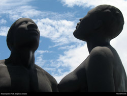 Free Emancipation Park, Kingston, Jamaica Desktop Wallpaper